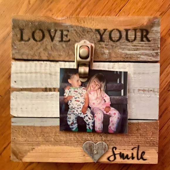 Other Decorative Wooden Hanging Picture Holder Poshmark